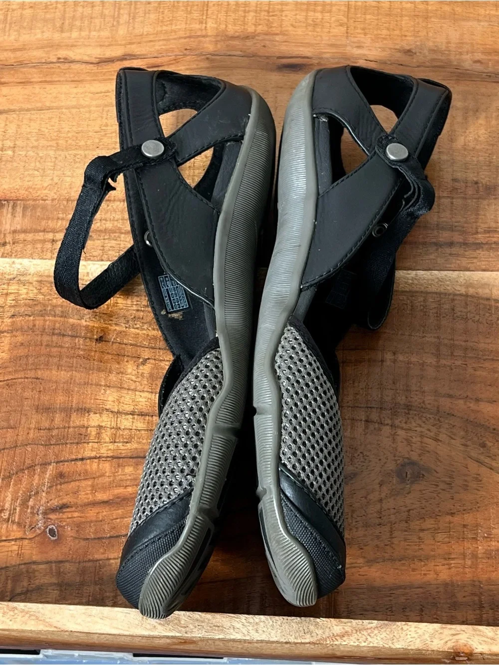 Teva Northwater Sport Mary Jane Sandals Mesh Black Outdoor Water Hiking Women 8